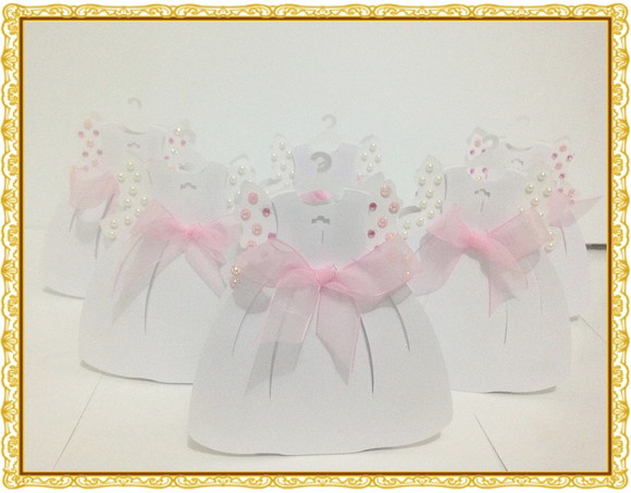 Arquivo Corte Digital Caixas Vestidos Batizado