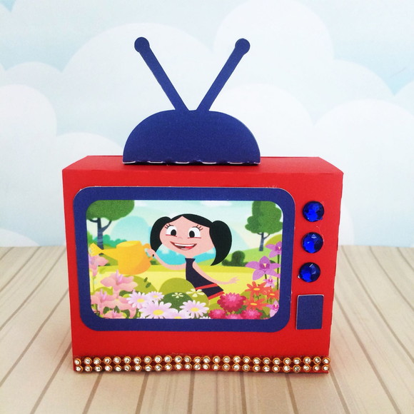 Arquivo Corte Digital Silhouette Tv Luna Luxo