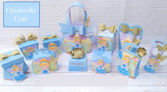 Arquivo de Corte Digital Cinderella Cute Luxo