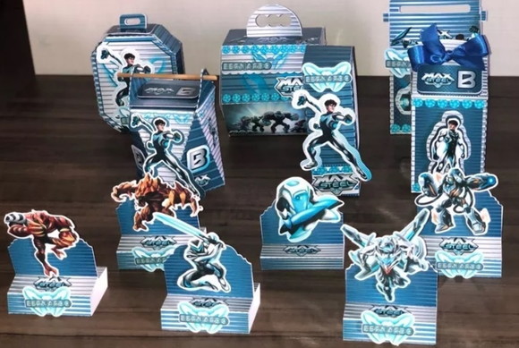 Kit Digital Arquivo Silhouette Max Steel