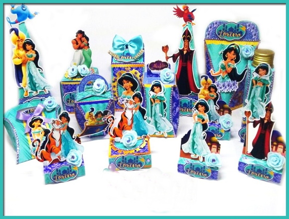 Arquivo de Corte Digital Silhouette Festa Jasmine 2018