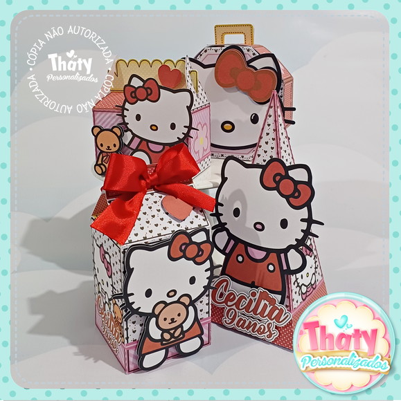 Kit Festa Hello Kitty Vermelha