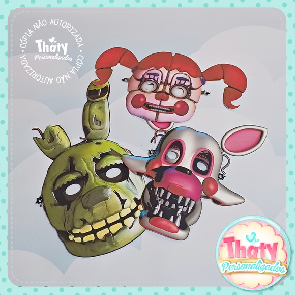 Máscaras Fnaf ( Five Nights At Freddys )