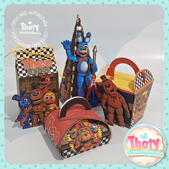 Combo 40 Caixinhas Five Nights At Freddy's