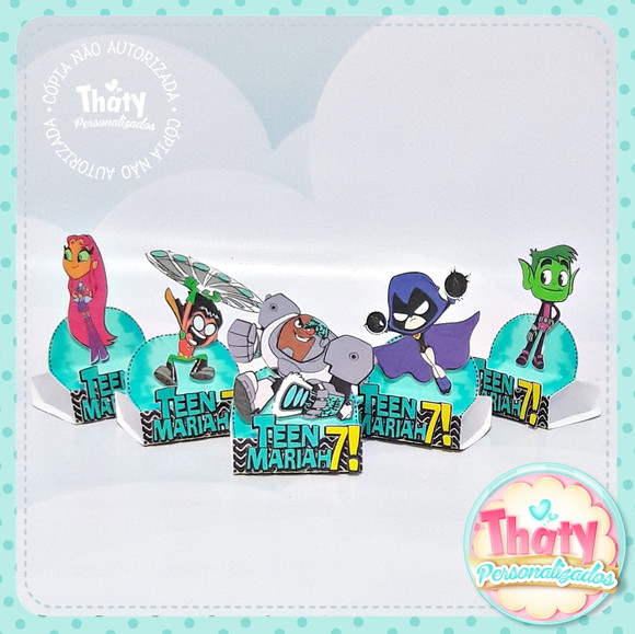 Porta Chocolate Duplo Jovens Titãs (teen Titans Go! )