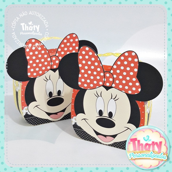 Caixa Bolsinha Minnie