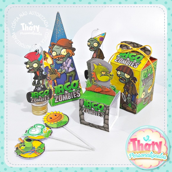 Kit Festinha - Plants Vs.zombies