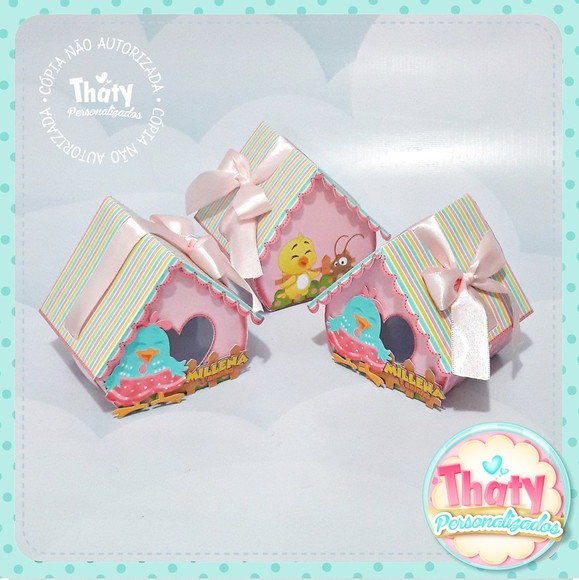 Caixa Casinha Galinha Pintadinha