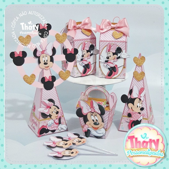 Kit Festa Minnie Rosa