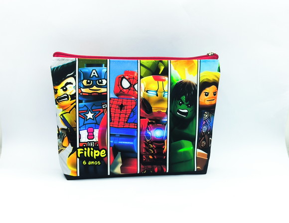 Necessaire Festa Super Herói - Vingadores