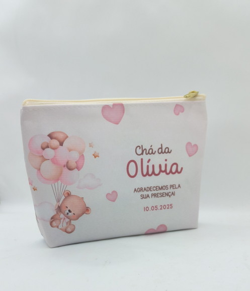 Necessaire Ursinha Baloeiro - Maternidade ou Chá de Bebe