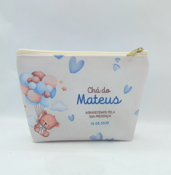 Necessaire Ursinho Baloeiro - Maternidade ou Chá de Bebe