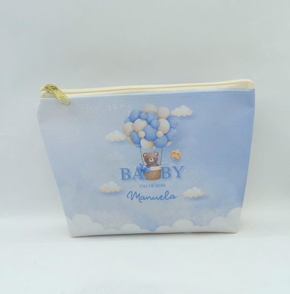 Necessaire Ursinho Baloeiro - Maternidade ou Chá de Bebe