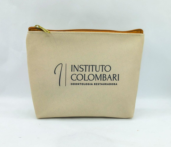 Necessaire Comercial Odontologia 18cm Bege