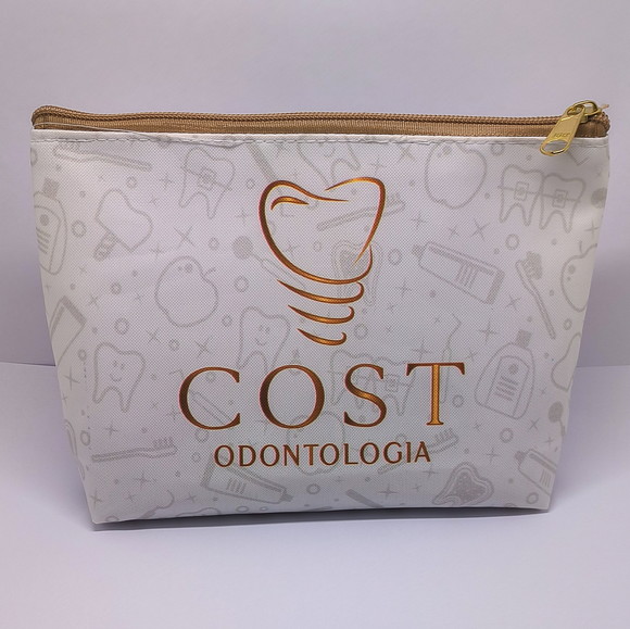 Necessaire Comercial Odontologia 18cm Mod Branca 0011