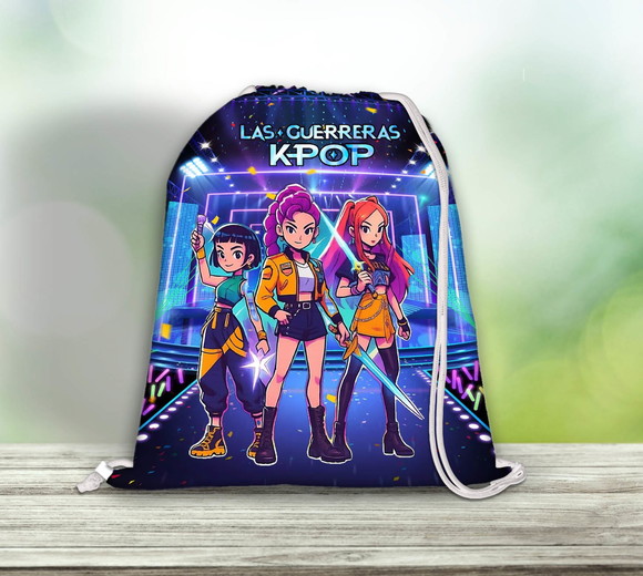 Mochilinha Personalizada Guerreiras do K-pop