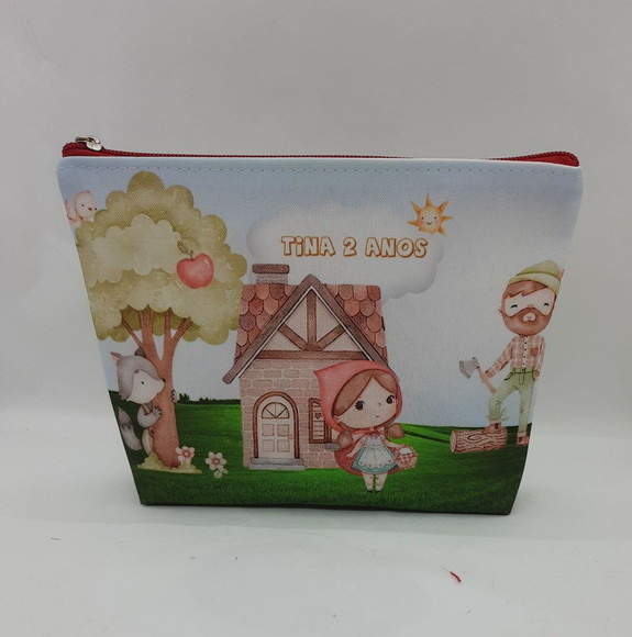 Nécessaire Lembrancinha Chapéuzinho Vermelho Aniversário