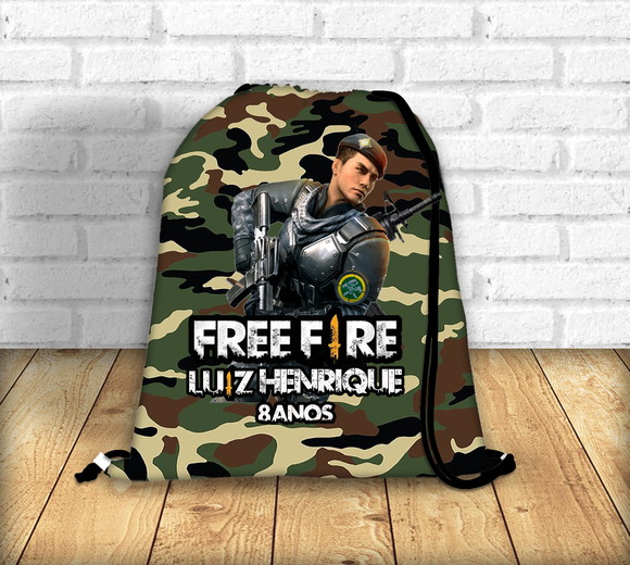 Mochila Saco - Free Fire