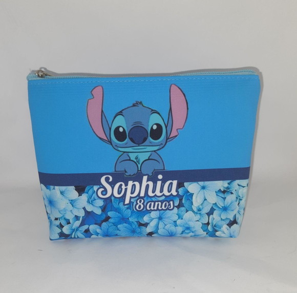 Kit 1 Sacola + 1 Nécessaire Lilo &stitch