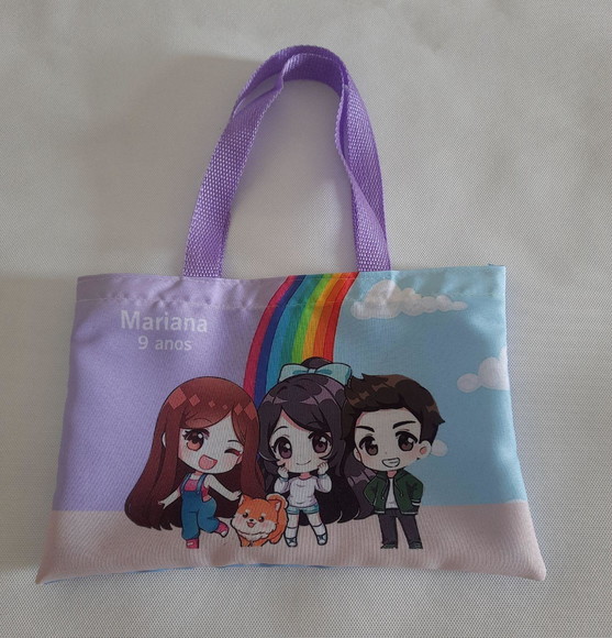 Sacola Ecobag Lembrancinha Personalizado Julia Menegirl