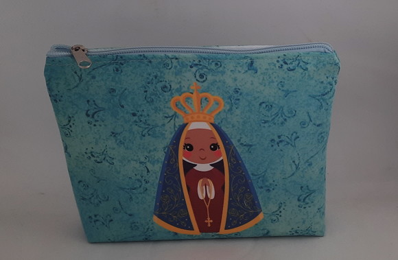 Bolsinha Nécessaire Nossa Senhora de Aparecida