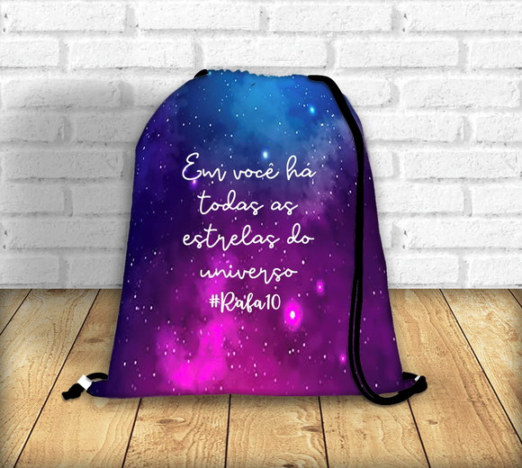 Mochilas Saco Galáxia