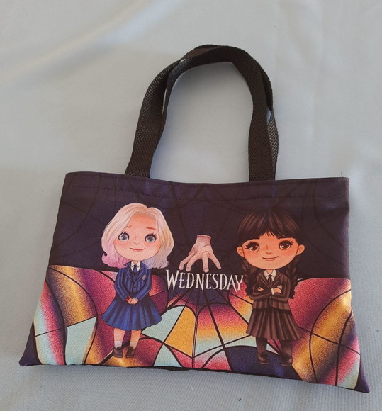Sacola Ecobag Lembrancinha - Wandinha Aniversario