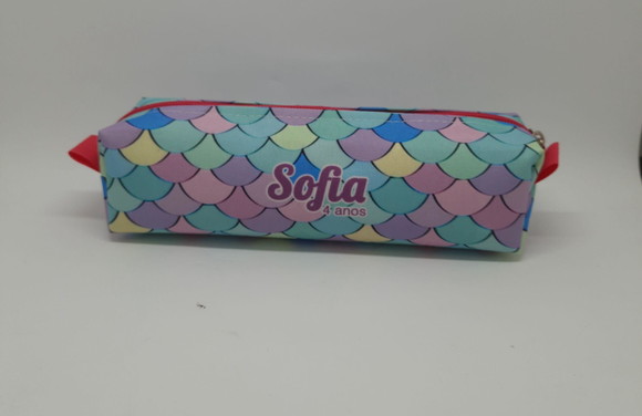 Estojo Escolar Personalizado Sereia