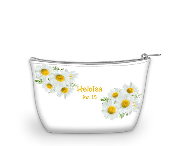 Bolinha Nécessaire Floral Margarida