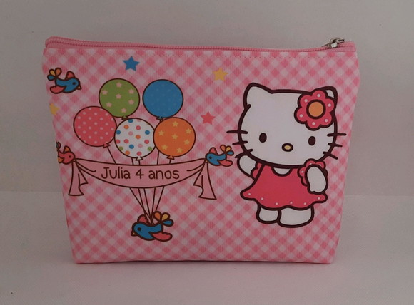 Nécessaire Lembrancinha Hello Kitty Aniversario