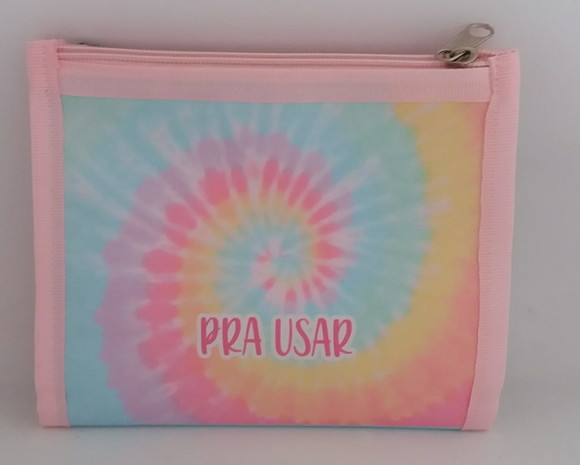 PORTA MÁSCARA LIMPAS E SUJAS tie dye