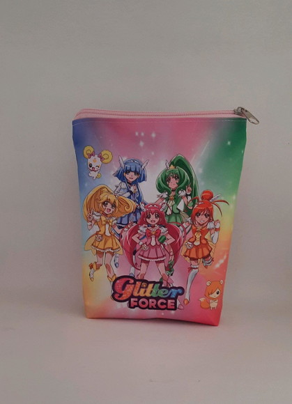 bolsinha necessaire glitter force