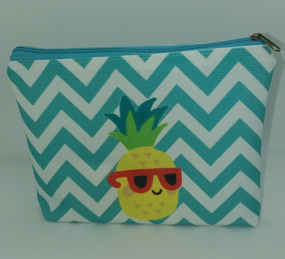 Bolsinha Necessaire -tropical Abacaxi