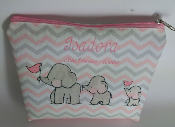 Bolsinha Nécessaire Elefante
