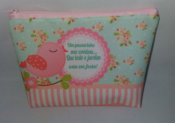 Nécessaire Lembrancinha Jardim Encantado Aniversário