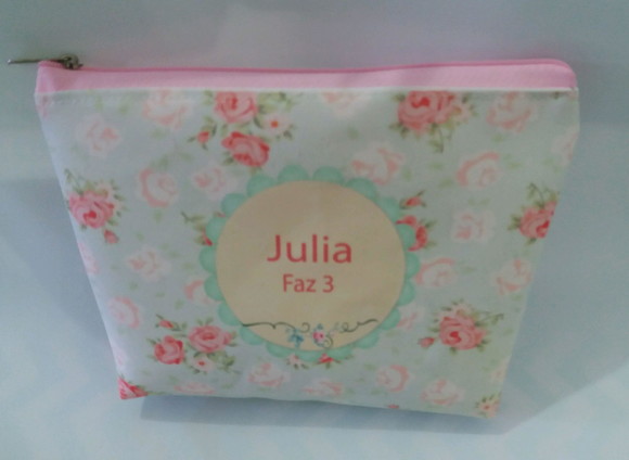 Bolsinhas Necessaire Jardim encantado