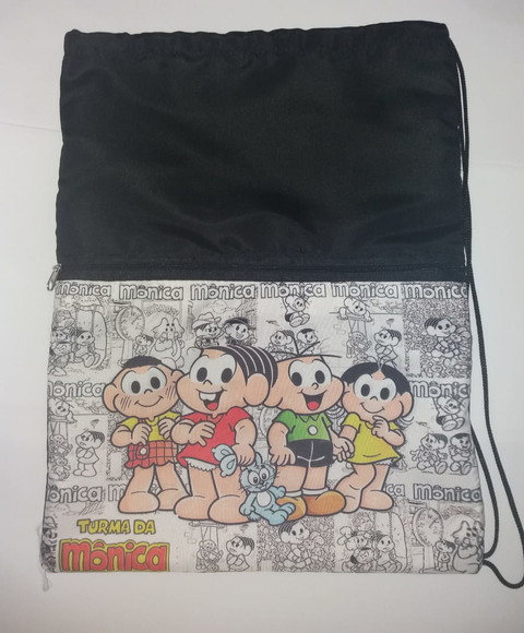 Mochilas Personalizadas 30x40 com bolso e ziper Monica