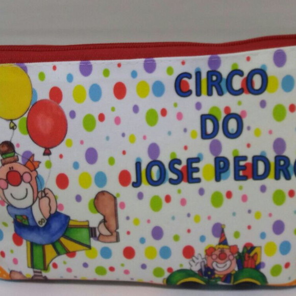 Bolsinha Nécessaire - Tema Circo