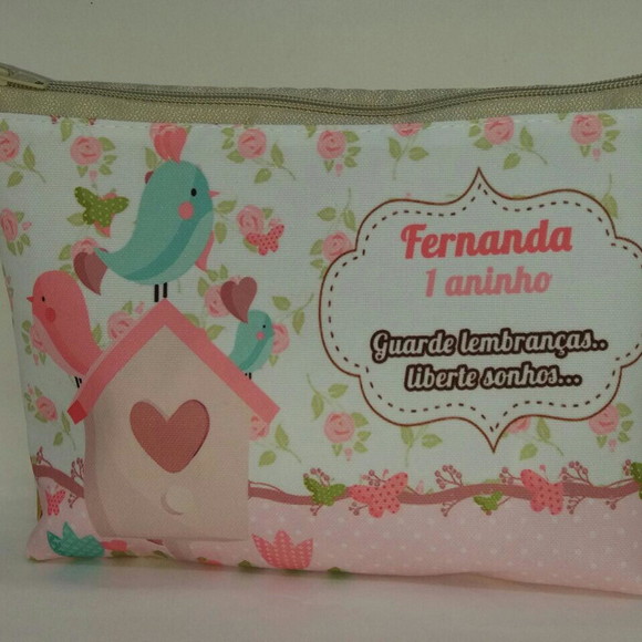 Necessaire - Jardim Encantado e Borboleta