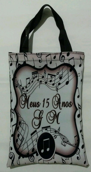 Sacolas Tema Nota Musical