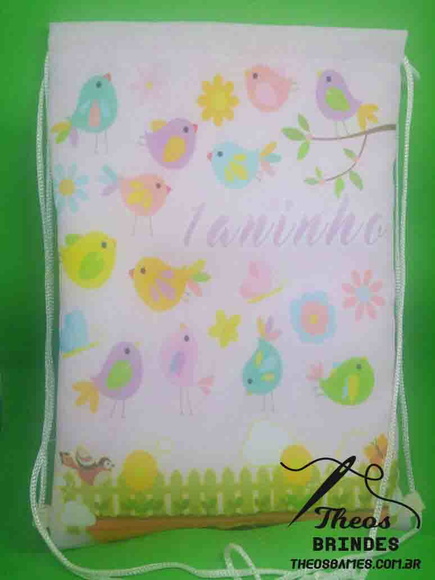 Sacolas Jardim dos Passarinhos