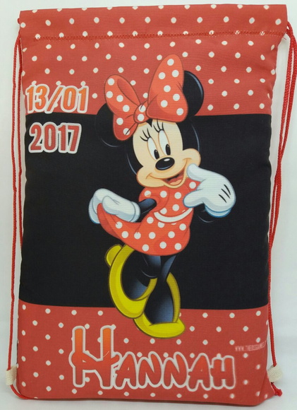 Mochilas ou Sacolas Minnie Vermelha