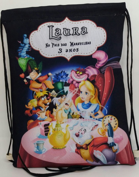 Mochilas Alice no pais das Maravilhas 3