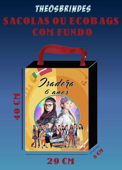 Eco bag C/ Fundo Cumplice de um Resgate