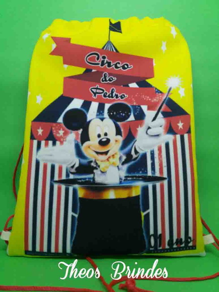 Mochilas ou Sacolas Circo Mickey 4