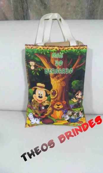 Eco Bag 25 x 30 Mickey Safari