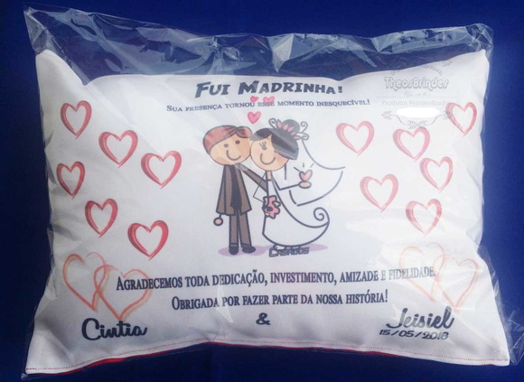 20 almofadas personalizadas CASAMENTO