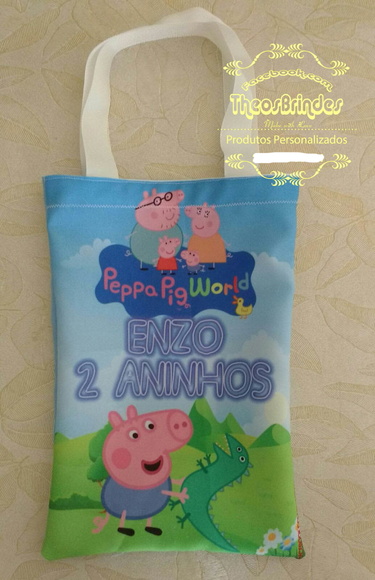Mochilas Personalizadas - Peppa e Jorge - Imagem 3