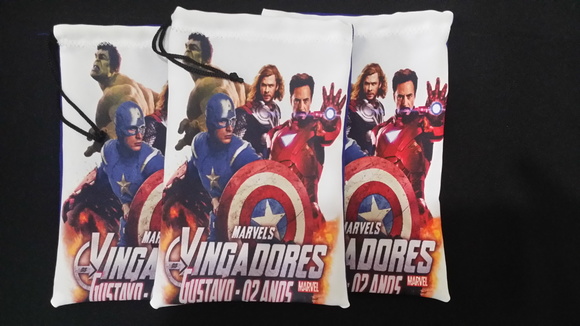 Saquinhos Perosnalizados vingadores 2