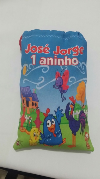 Saquinhos Galinha Pintadinha